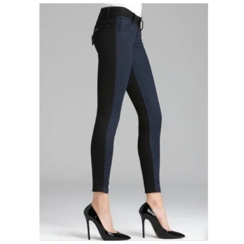Hudson Vice Versa Collins Blue Black Skinny Jeans